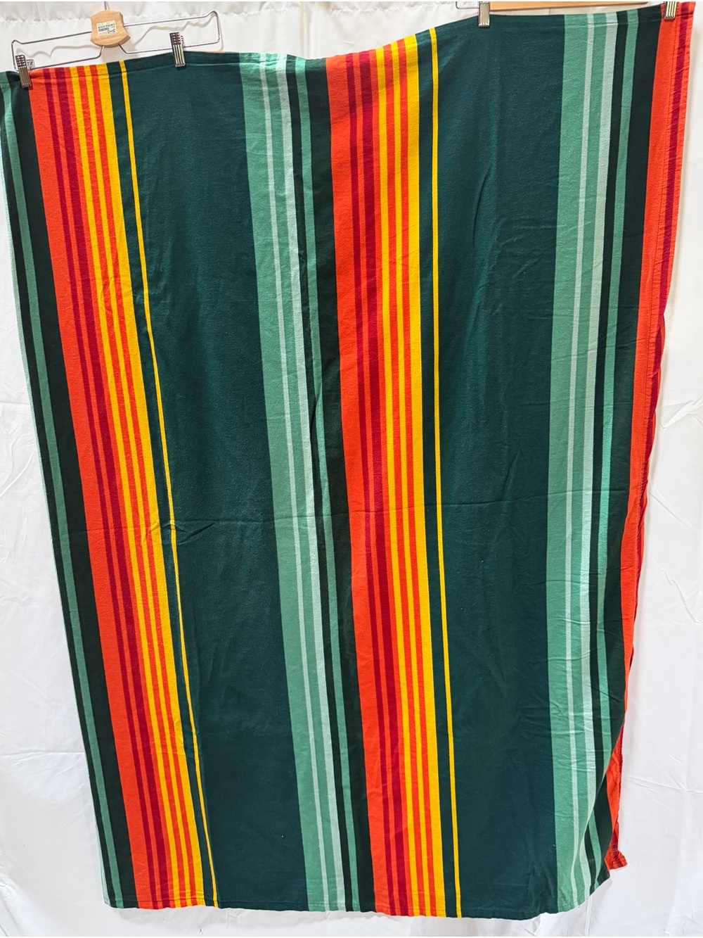Pendleton Glacier Park Hazel Creek Striped Multicolor Flannel Twin Sheet